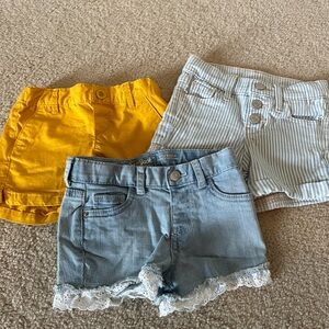 3 Toddler Girl Shorts